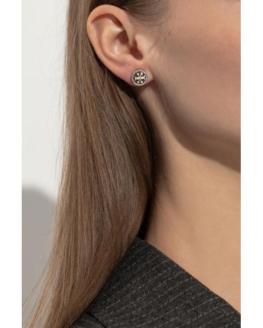 Tory Burch White Set: Necklace And Earrings
