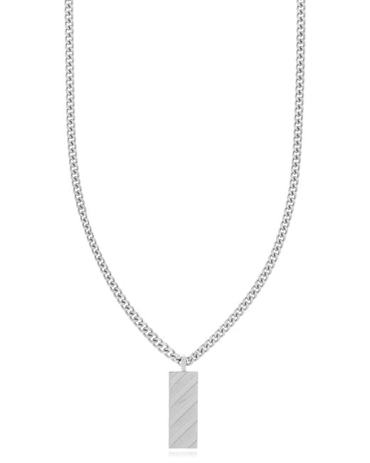 Off-White c/o Virgil Abloh Metallic Necklace With Pendant for men
