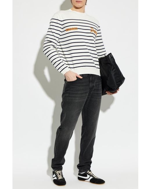 DSquared² White Sweater With Logo for men