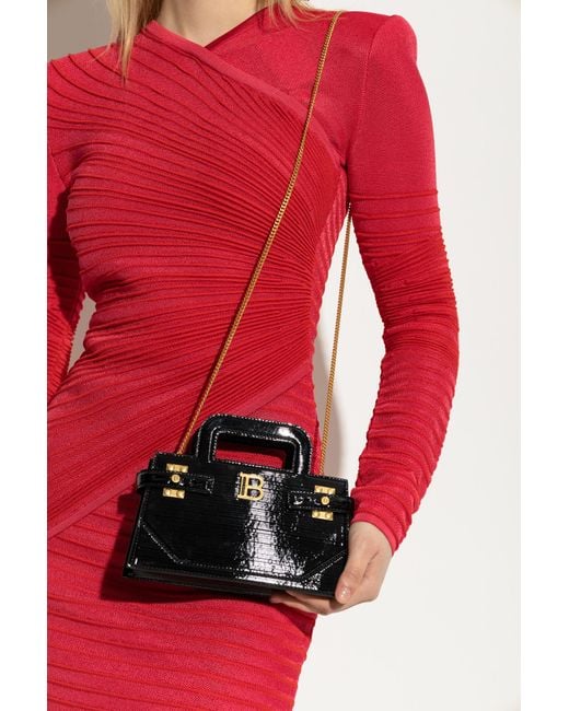Balmain Red Handbag B-buzz Small,