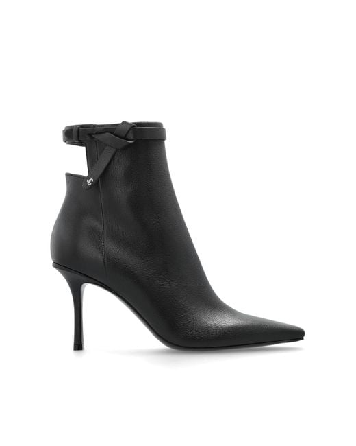 Jimmy Choo Black 'Camie' Heeled Ankle Boots