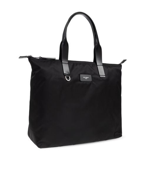 Dolce & Gabbana Black Shopper-type Bag, for men