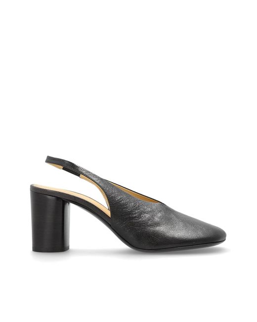Lemaire Brown Leather Heeled Shoes