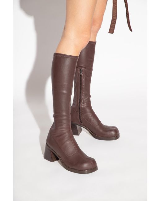 Miista Brown 'hedy' Heeled Boots