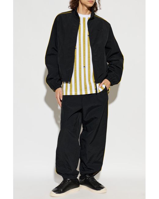 Moschino Black Trousers With Side Stripes for men