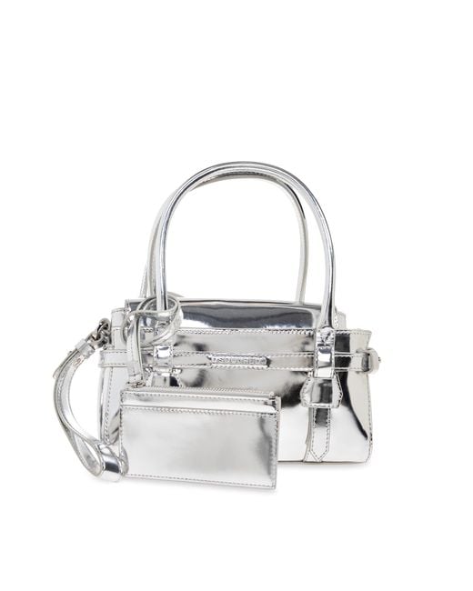 DSquared² Metallic 'Twin' Shoulder Bag