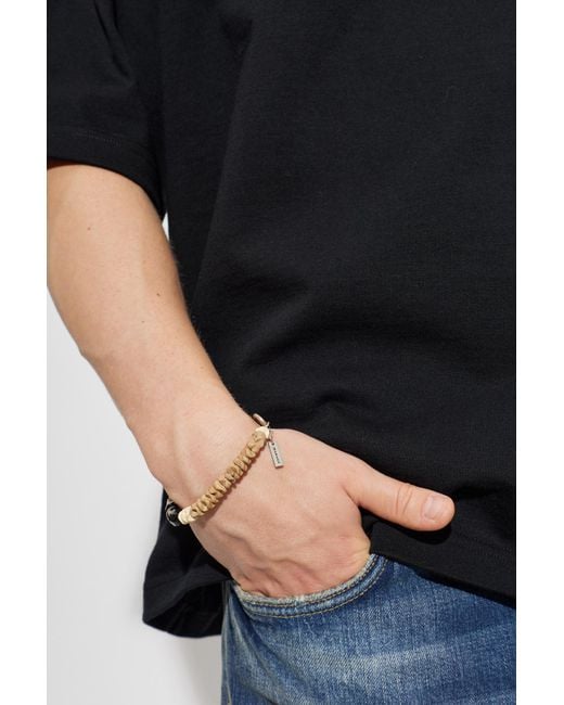 Isabel Marant Brown Bracelet With Wooden Beads for men