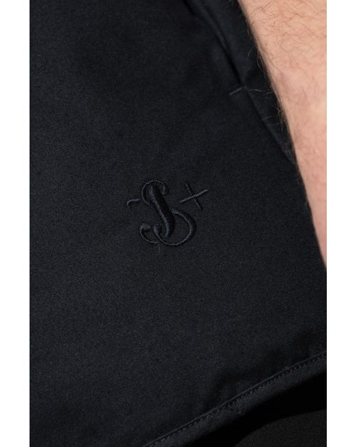 Jil Sander Black Down Vest for men