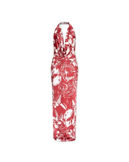 DSquared² Red Backless Dress