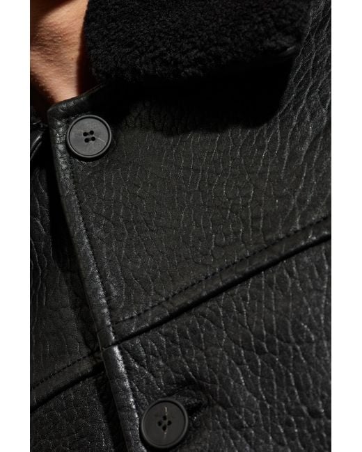 Studio Nicholson Black Wool Sweater 'Moray' for men
