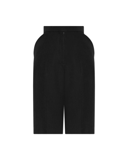 Givenchy Black Wool Shorts
