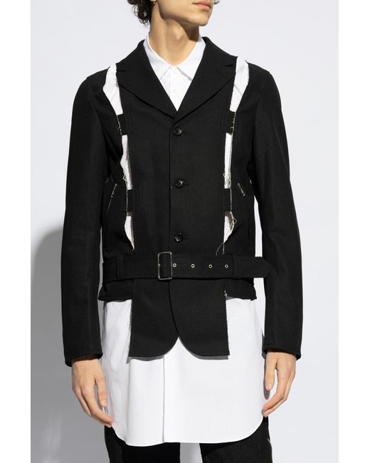 Comme des Garçons Black Comme Des Garçons Jacket With Blazer Motif for men