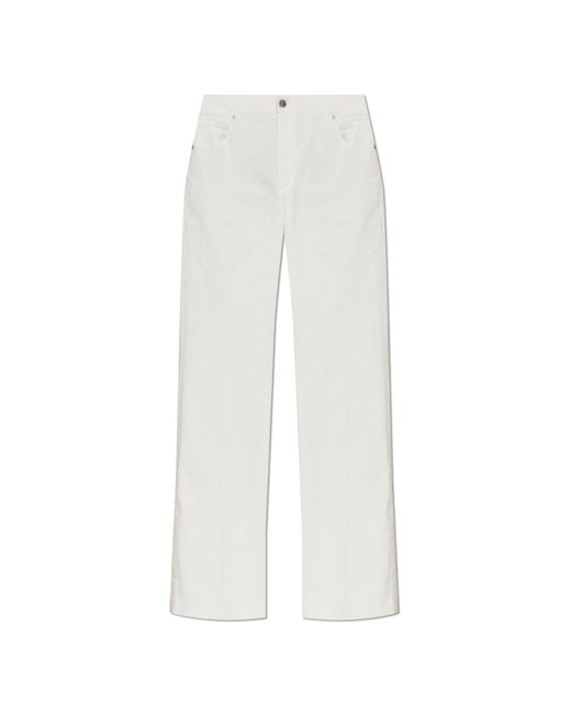 Etro White Flared Leg Jeans