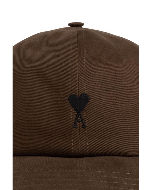 AMI Brown Cap With Logo