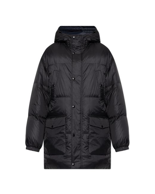 Yves Salomon Black Reversible Jacket With Hood for men