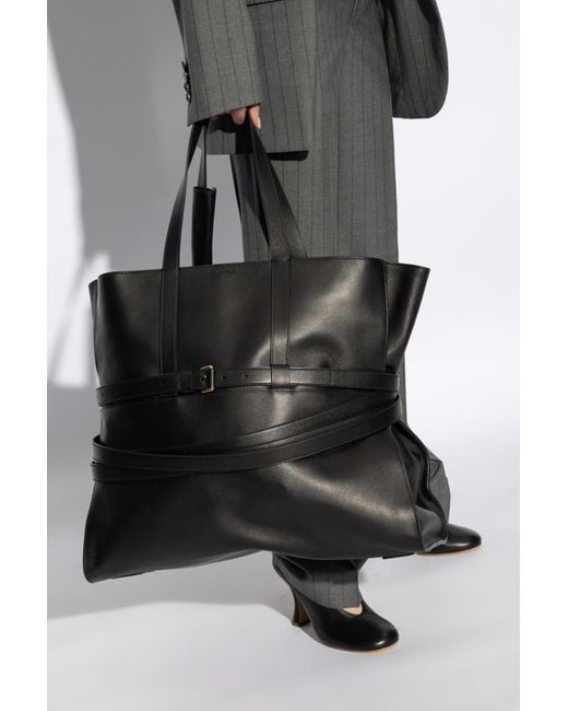 Moschino Black Hand Luggage