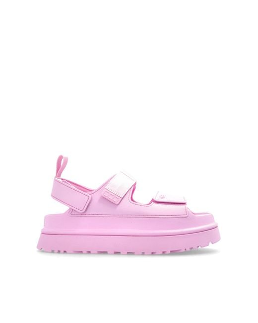 Ugg Pink Platform Sandals 'Goldenglow'