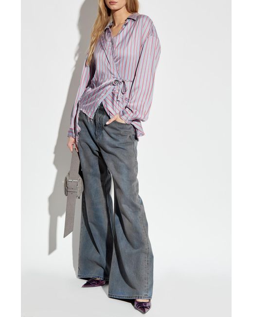 DIESEL Purple Shirt C-Razy