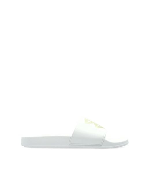 Balenciaga Blue Rubber Slides 'Pool'