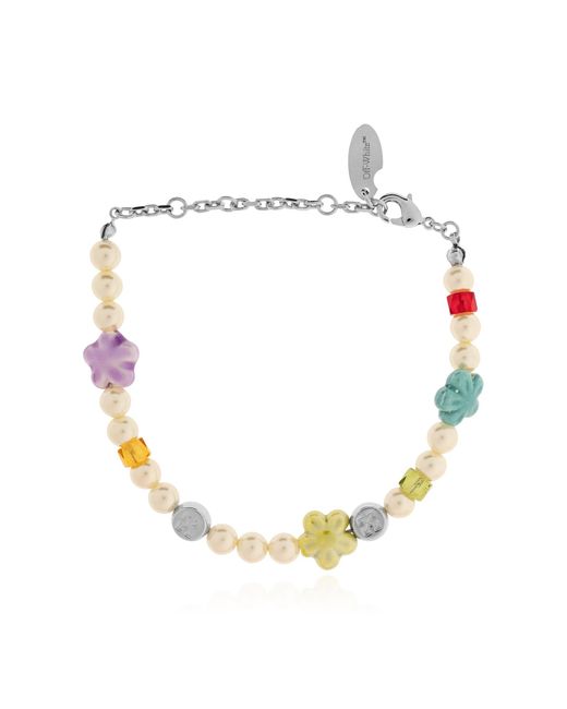 Off-White c/o Virgil Abloh Multicolor Bracelet With Glass Pearls