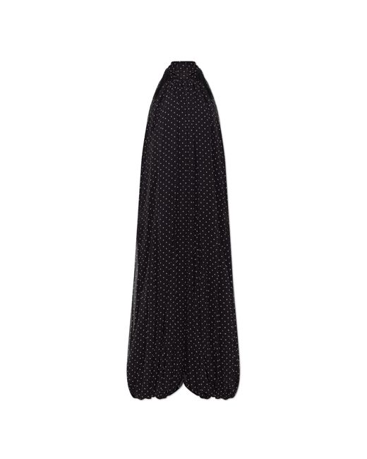 ROTATE BIRGER CHRISTENSEN Black Jumpsuit With Tie Detail