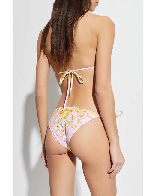 Versace Multicolor Bikini Top
