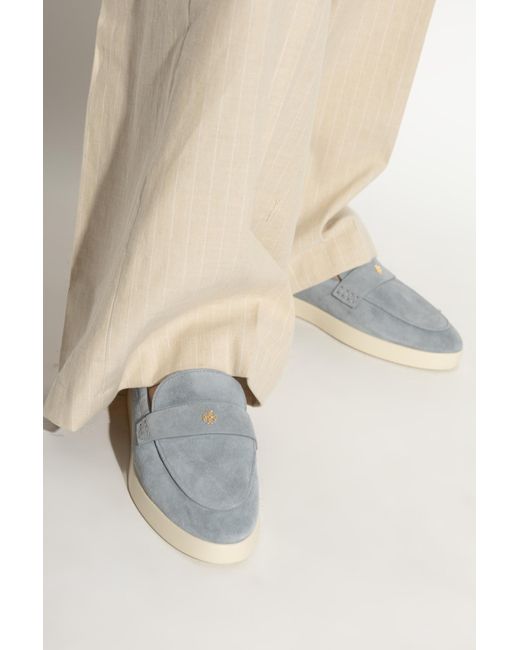 Tory Burch Gray Suede Shoes Type Loafers