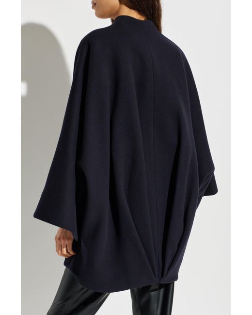 Balmain Blue Coat With Belt