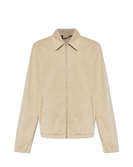 Paul Smith Natural Cotton Jacket With Collar for men