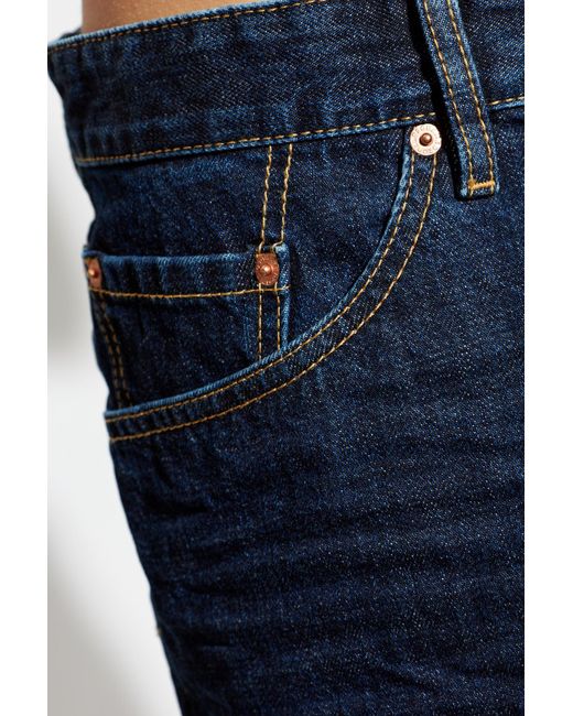 DSquared² Blue "Bro" Denim Shorts for men