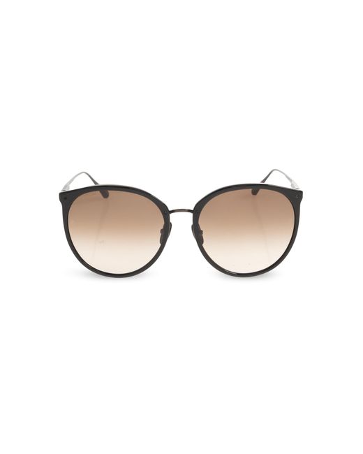 Linda Farrow Black Kings Sunglasses