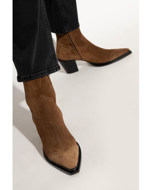 Jimmy Choo Black Suede Heeled Ankle Boots Cece Ab