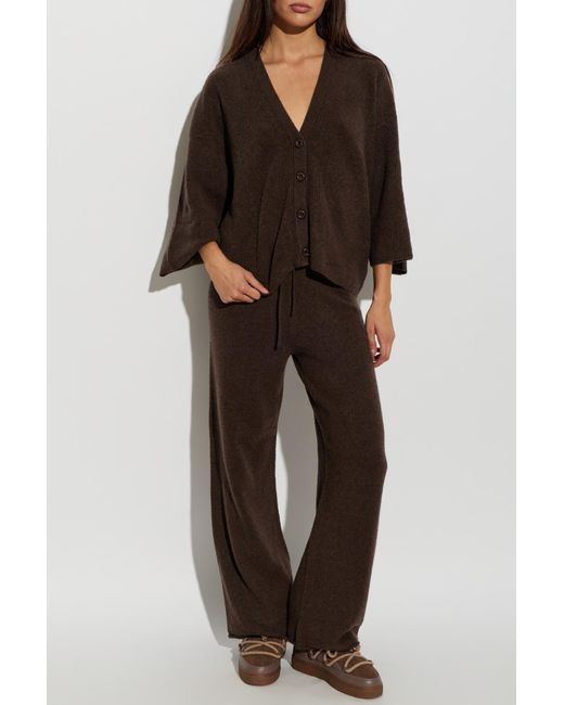 American Vintage Brown Wide-Leg Trousers