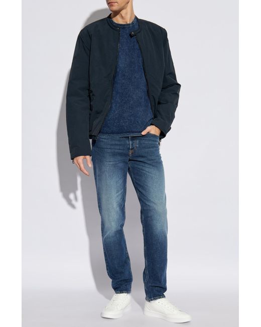 DIESEL Blue Insulated Jacket J-Carver-Padd for men