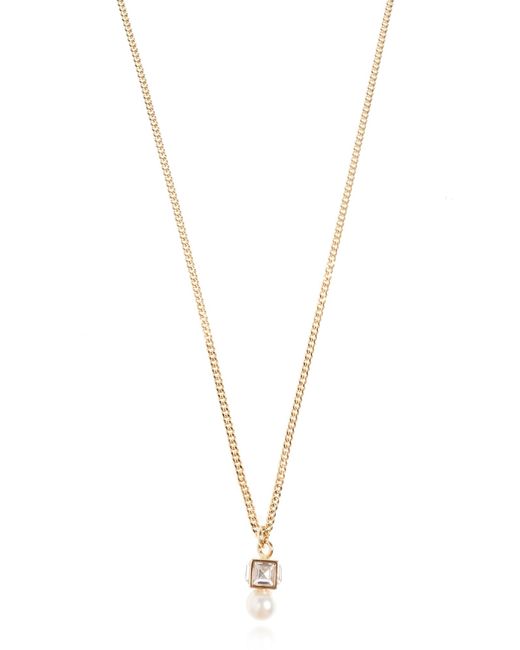 Jimmy Choo Metallic Necklace With Pendant