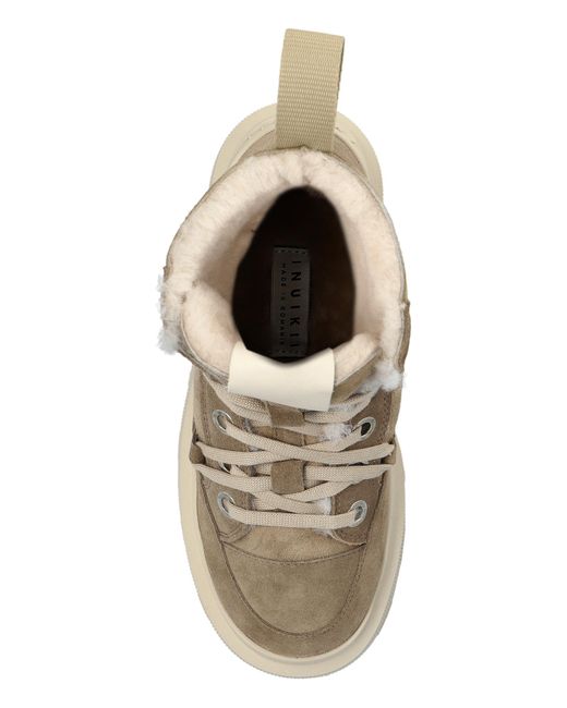 Inuikii Natural Suede Ankle Boots 'Matilda'