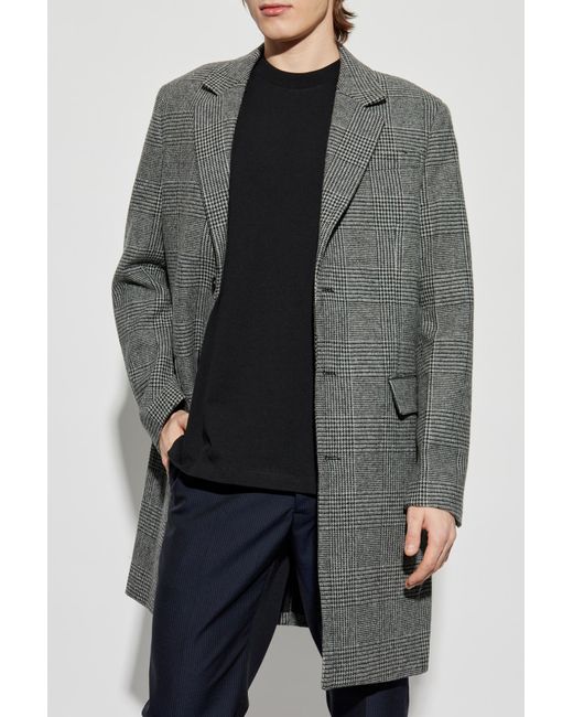 AllSaints Gray Coat Whitlock for men