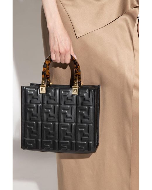 Small black fendi bag hotsell