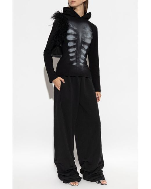 AVAVAV Black Sweatpants With Logo