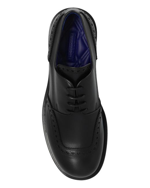 Burberry Black ‘Soho’ Derby Shoes for men