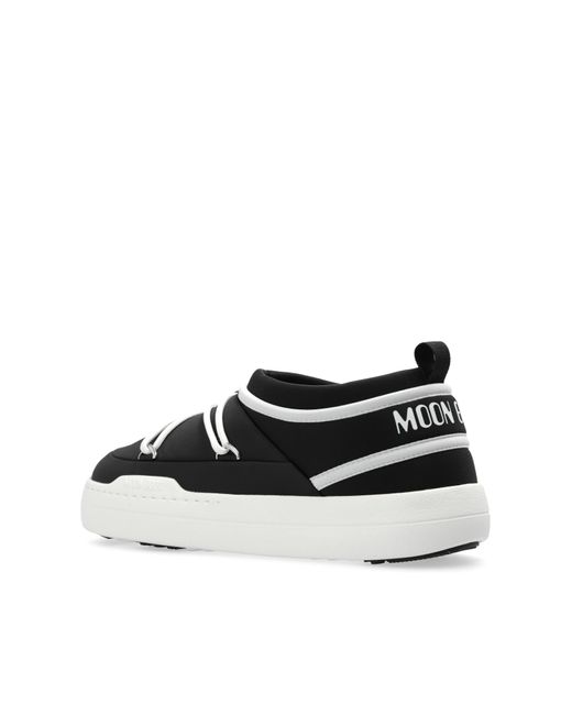 Moon Boot Black Snow Boots 'Park Icon' for men