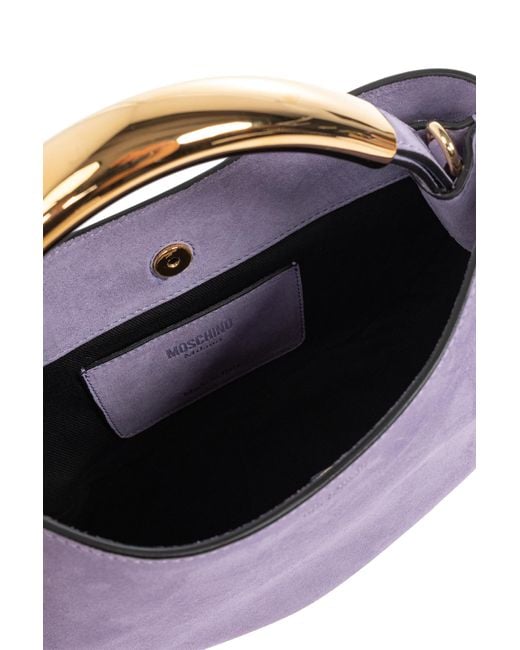 Moschino Purple Handbag,