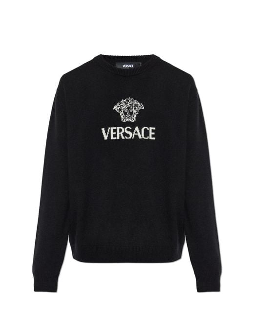 Versace Black Reversible Bomber Jacket for men