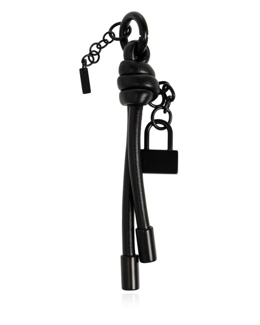 DIESEL Black "Charm-Lock Ii" Pendant for men