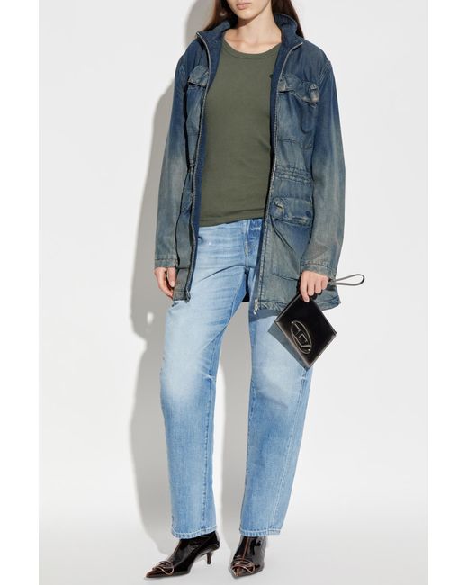 DIESEL Blue Jacket 'De-Weny'