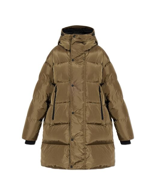 DSquared² Green Long Down Coat
