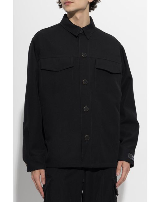 Balmain Black Wool Jacket for men