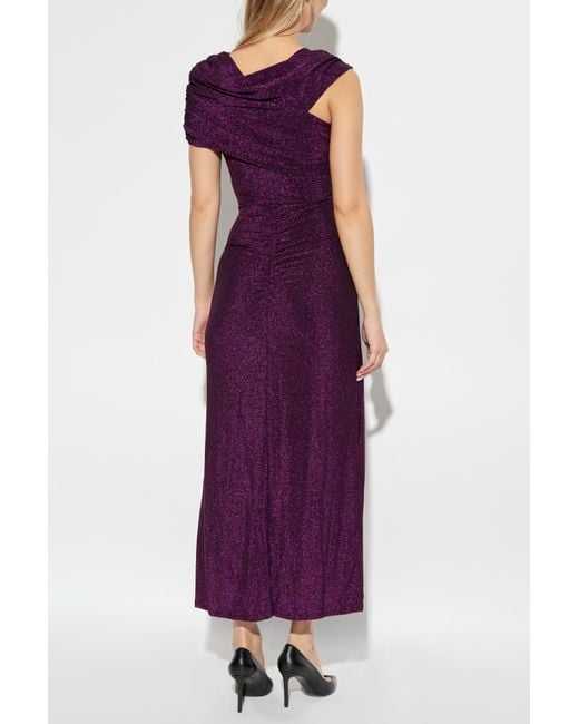 Diane von Furstenberg Purple Dress Agustin