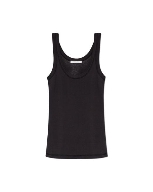 Lemaire Black Sleeveless Top