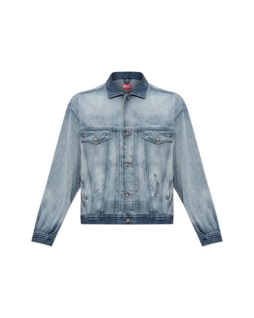 DIESEL Blue Denim Jacket 'D-Denver-Fsi1'